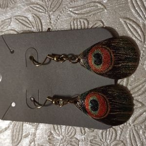 Peacock Earrings
